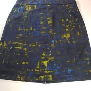 Premise skirt petite sz 8p multicolor